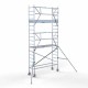 Torre con barandilla de 1 lado 75x250 8,2 m altura de trabajo Torre con barandilla de 1 lado 75x250 8,2 m altura de trabajo