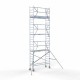 Torre con barandilla de 1 lado 75х250 8,2 m altura de trabajo* Carbon Torre con barandilla de 1 lado 75х250 8,2 m altura de trabajo* Carbon