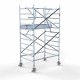 Torre 135x190 4,2 m altura de trabajo con barandilla de 1 lado Torre 135x190 4,2 m altura de trabajo con barandilla de 1 lado