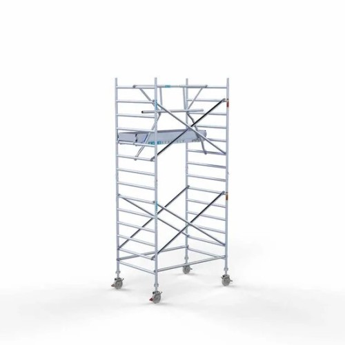 Torre con barandilla de 1 lado 135х190 5,2 m altura de trabajo* Carbon