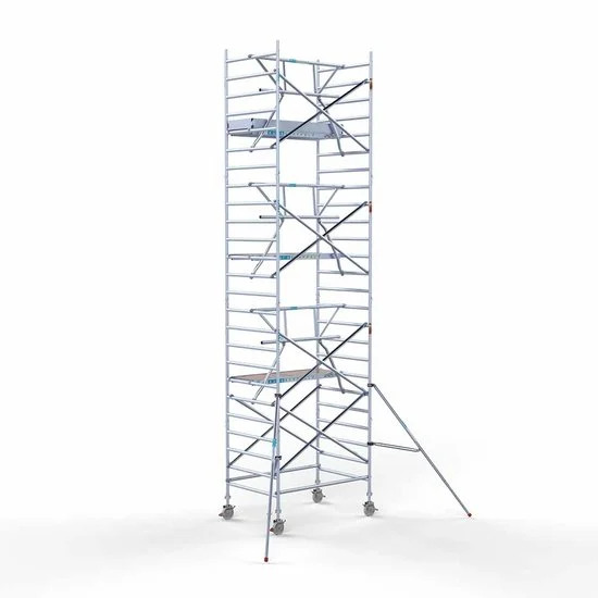 Torre 135x190 8,2 m altura de trabajo con barandilla de 1 lado Torre 135x190 8,2 m altura de trabajo con barandilla de 1 lado