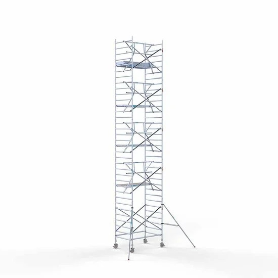 Torre con barandilla de 1 lado 135х190 11,2 m altura de trabajo* Carbon Torre con barandilla de 1 lado 135х190 11,2 m altura de trabajo* Carbon
