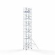 Torre 135x190 13,2 m altura de trabajo con barandilla de 1 lado Torre 135x190 13,2 m altura de trabajo con barandilla de 1 lado