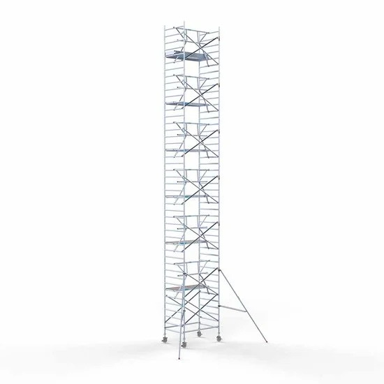 Torre 135x190 14,2 m altura de trabajo con barandilla de 1 lado Torre 135x190 14,2 m altura de trabajo con barandilla de 1 lado