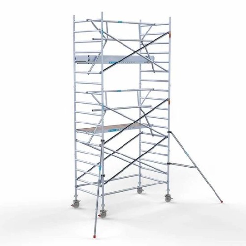 Алюминиевая башня 135х250 6,2 м рабочая высота + складые ограждения с 1 стороны