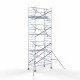 Torre 135x250 8,2 m altura de trabajo con barandilla de 1 lado Torre 135x250 8,2 m altura de trabajo con barandilla de 1 lado