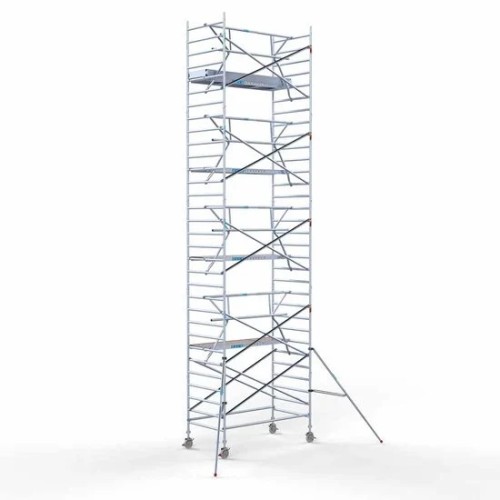 Torre 135x250 10,2 m altura de trabajo con barandilla de 1 lado