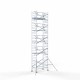 Torre 135x250 11,2 m altura de trabajo con barandilla de 1 lado Torre 135x250 11,2 m altura de trabajo con barandilla de 1 lado