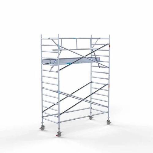 Torre con barandilla de 1 lado 135х305 5,2 m altura de trabajo* Carbon