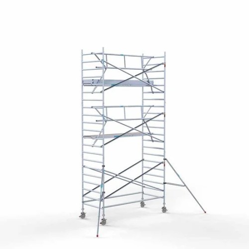 Torre con barandilla de 1 lado 135х305 7,2 m altura de trabajo* Carbon