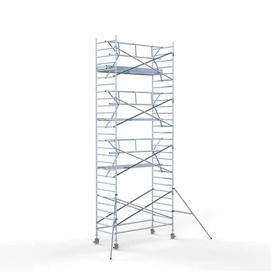 Torre 135x305 9,2 m altura de trabajo con barandilla de 1 lado Torre 135x305 9,2 m altura de trabajo con barandilla de 1 lado