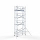 Torre 135x305 9,2 m altura de trabajo con barandilla de 1 lado Torre 135x305 9,2 m altura de trabajo con barandilla de 1 lado
