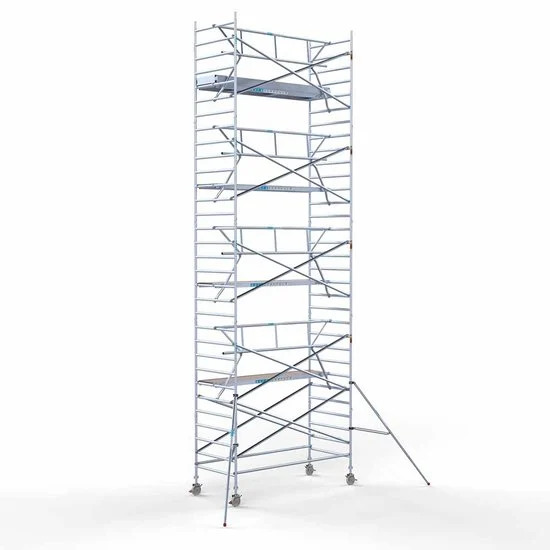 Torre 135x305 10,2 m altura de trabajo con barandilla de 1 lado Torre 135x305 10,2 m altura de trabajo con barandilla de 1 lado