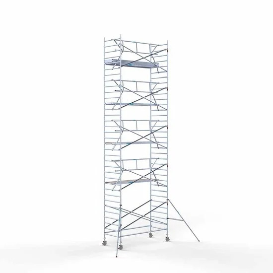 Torre 135x305 11,2 m altura de trabajo con barandilla de 1 lado Torre 135x305 11,2 m altura de trabajo con barandilla de 1 lado
