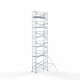 Torre 135x305 13,2 m altura de trabajo con barandilla de 1 lado Torre 135x305 13,2 m altura de trabajo con barandilla de 1 lado