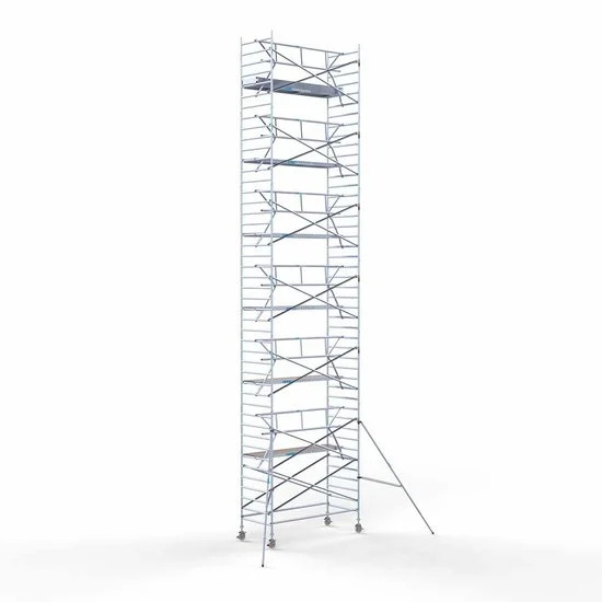 Torre 135x305 14,2 m altura de trabajo con barandilla de 1 lado Torre 135x305 14,2 m altura de trabajo con barandilla de 1 lado