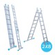 Escalera de dos tramos 2x8 Escalera de dos tramos 2x8