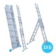 Escalera de tres tramos 3x6 Escalera de tres tramos 3x6
