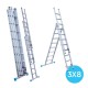 Escalera de tres tramos 3x8 Escalera de tres tramos 3x8