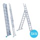 Escalera de tres tramos 3x9 Escalera de tres tramos 3x9