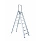 Escalera de doble cara con 8 escalones Escalera de doble cara con 8 escalones