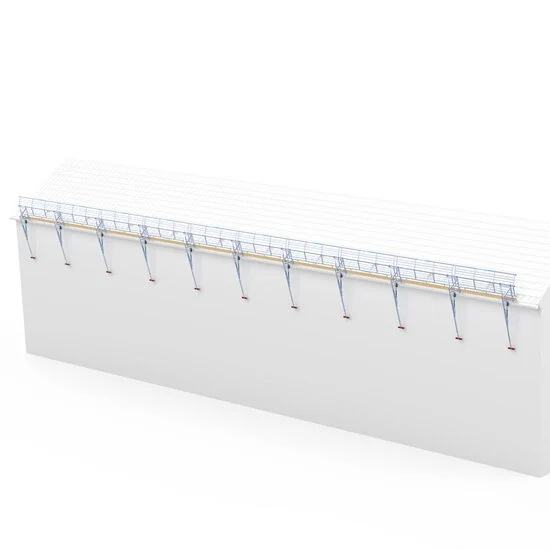 Safety Guard Systems protección de bordes de tejado 30 metros Safety Guard Systems protección de bordes de tejado 30 metros
