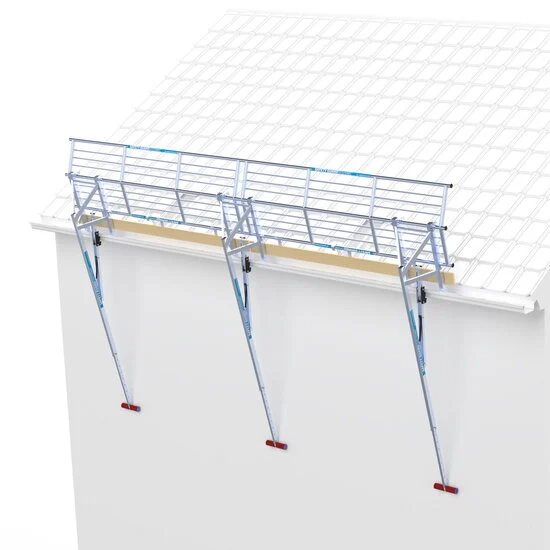 Safety Guard Systems protección de bordes de tejado 6 metros Safety Guard Systems protección de bordes de tejado 6 metros