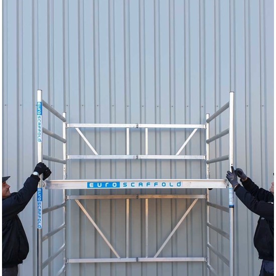 Andamio plegable 135x190 4,8 m altura de trabajo Andamio plegable 135x190 4,8 m altura de trabajo