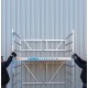 Andamio plegable 135x190 4,8 m altura de trabajo Andamio plegable 135x190 4,8 m altura de trabajo