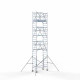 Torre con barandilla de 2 lados 90x190 9,2 m altura de trabajo con barandilla de 2 lados