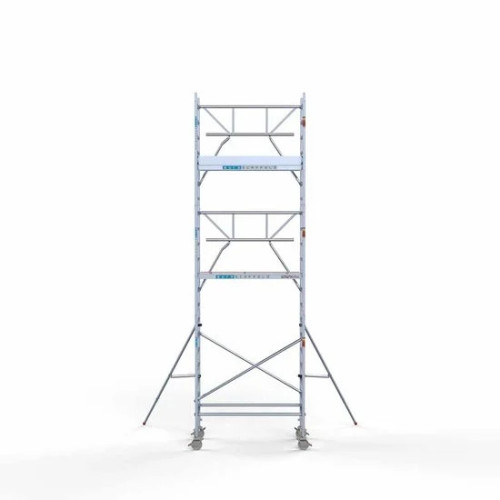 Алюминиевая башня 75х190 7,2 м рабочая высота* + складые ограждения с 1 стороны