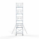 Torre con barandilla de 1 lado 90х190 10,2 m altura de trabajo* Carbon