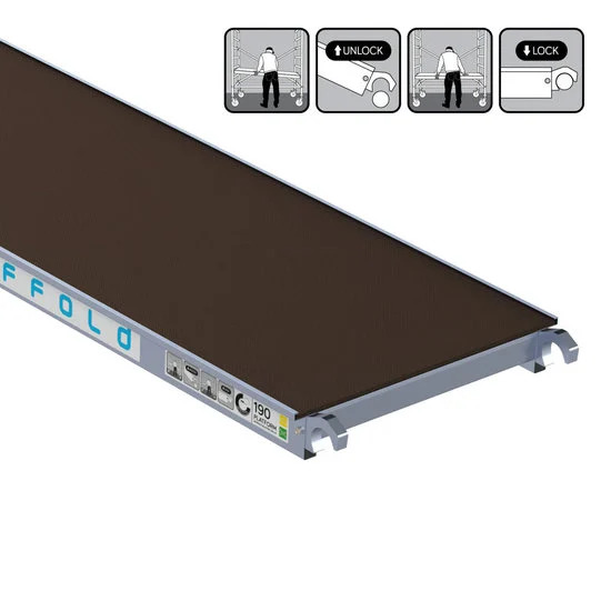 Plataforma sin trampilla 190 cm