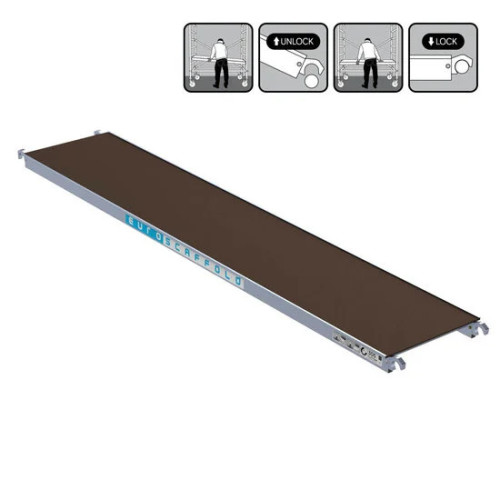 Plataforma sin trampilla 305x60 cm