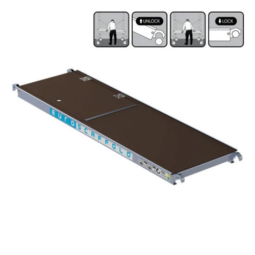 Plataforma con trampilla 190x60 cm