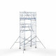 Torre 135x250 7,2 m altura de trabajo con barandilla de 2 lados