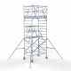 Torre con barandilla de 2 lados 135х190 6,2 m altura de trabajo* Carbon