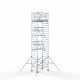 Torre con barandilla de 2 lados 135х190 9,2 m altura de trabajo* Carbon