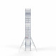 Torre con barandilla de 2 lados 135х190 11,2 m altura de trabajo* Carbon