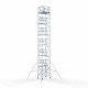 Torre 135x190 14,2 m altura de trabajo con barandilla de 2 lados