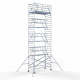 Torre con barandilla de 2 lados 135х305 10,2 m altura de trabajo* Carbon