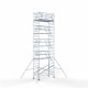 Torre con barandilla de 2 lados 135х305 11,2 m altura de trabajo* Carbon