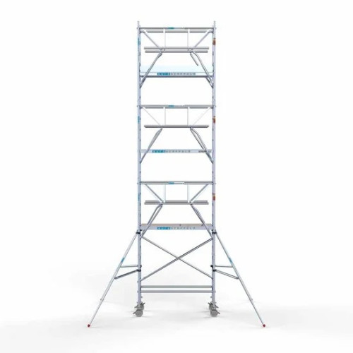 Torre con barandilla de 2 lados 75x190 8,2 m altura de trabajo con barandilla de 2 lados