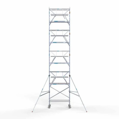 Torre con barandilla de 2 lados 75x190 10,2 m altura de trabajo con barandilla de 2 lados