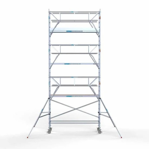 Torre con barandilla de 2 lados 75x305 8,2 m altura de trabajo con barandilla de 2 lados