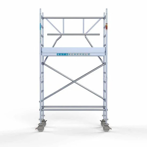 Torre con barandilla de 1 lado 75х190 4,2 m altura de trabajo* Carbon