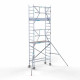 Torre con barandilla de 1 lado 75х190 6,2 m altura de trabajo* Carbon