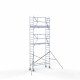 Torre con barandilla de 1 lado 75х250 7,2 m altura de trabajo* Carbon