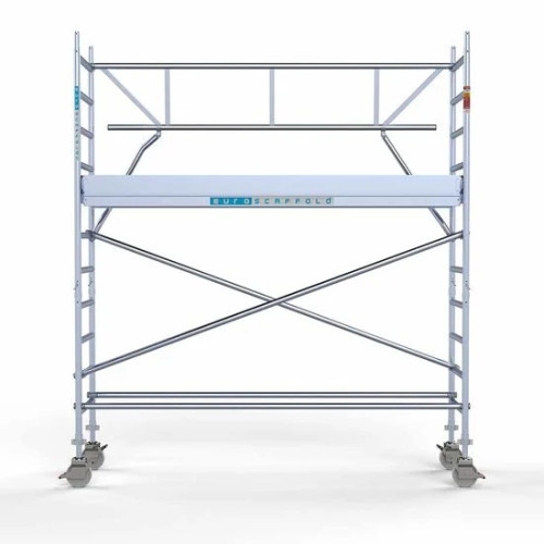 Torre con barandilla de 1 lado 75х305 4,2 m altura de trabajo* Carbon