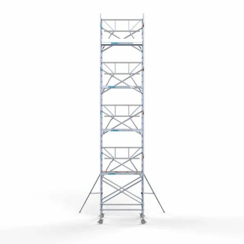 Torre 135x190 10,2 m altura de trabajo con barandilla de 1 lado